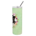 thumbnail image 4 of Carolines Treasures CK4418TBL20 Border Collie Green Flowers Stainless Steel 20 oz Skinny Tumbler 20 oz multicolor, 4 of 4