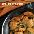 thumbnail image 3 of HexClad 6 Piece Hybrid Stainless Steel Cookware Pan Set 8", 10", 12" with Glass Lids, 3 of 11