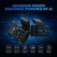thumbnail image 3 of TYPE S T400 PLUS AI Driver Assistance Dash Cam Powered by ADAS, 1440p, Collision Alerts, Lane and Pedestrian Detection, Vehicle Departure Reminders, Front Rear 2 Channel Smart 24/7 Video Surveillance, 3 of 8