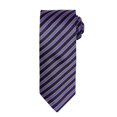 thumbnail image 1 of Premier Mens Double Stripe Pattern Formal Business Tie, 1 of 3