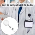 thumbnail image 3 of Musbetu 10 Pcs Enrouleurs de Badges Rétractables Pivotants à 360 Degrés Clips de Badges Élastiques Rétractables, 3 of 7