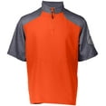 thumbnail image 4 of Holloway Sportswear S Raider  Short Sleeve Pullover Carbon Print/Orange 229545, 4 of 5