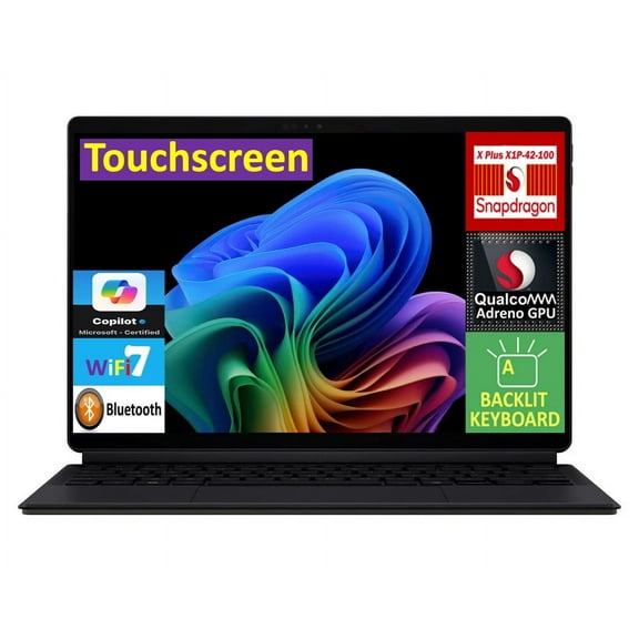 ASUS ProArt PZ13 AI Powered 2-in-1 Laptop 13.3in Touchscreen AMOLED 2.8K Display (Qualcomm Snapdragon X Plus X1P-42-100, 16GB LPDDR5X, 1TB SSD, Backlit KB, WiFi 7, Webcam, Bluetooth 5.4, Win 11 Home)