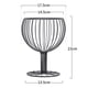 thumbnail image 1 of Cesta De Frutas Cuenco Creativo De Hierro Forjado Forma De Copa De Vino Cesta De Frutas Decoración Sencilla Para El Hogar Almacenamiento De Frutas Sweethay HA014805-00, 1 of 7
