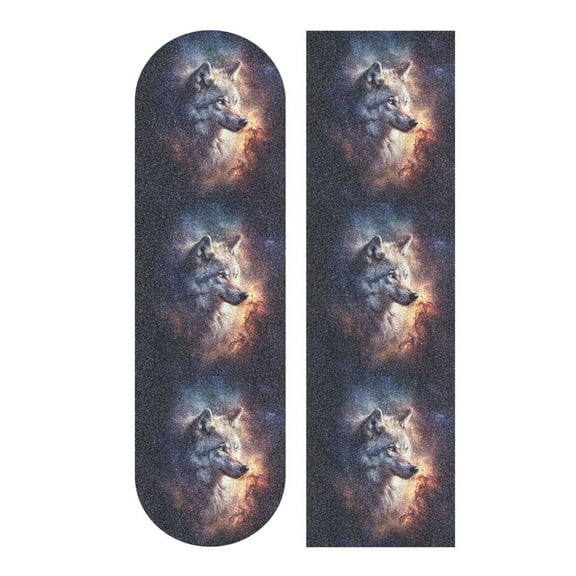 33.1" x 9.1" Tape Skateboard Scooter Grip Tape Skateboard Griptape Sheet Majestic Wolf