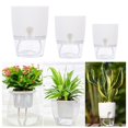 thumbnail image 5 of Bobasndm Self Watering Planters, Self Watering Planter Pots for Indoor Plants, Modern Decorative Planters for House Plants, Aloe, Herbs, African Violets, Succulents, 5 of 9