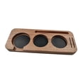 thumbnail image 4 of jifeng Café Porta Titulaire en Bois Non Glissement Expresso Inviolable Stand Tapis Inviolable Support 51mm Bois Dur, 4 of 9
