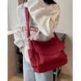 thumbnail image 3 of Kukuzhu Canvas Hobo Bags Message Bag Women Casual Crossbody Shoulder Bag Chic Large Handbag, 3 of 7