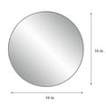 thumbnail image 2 of Better Crafts 16 inch, Pack of 12 Small Mirrors for Crafts, Round Mirror for Tables at Weddings, Mirror Tiles for Crafts and DIY Projects, 2 of 9