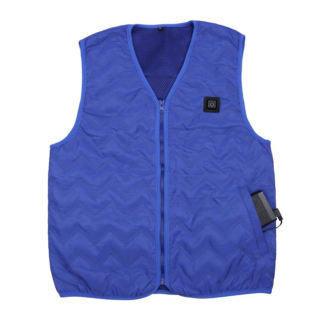 Labymos Heated Vest Rechargeable Intelligent Thermostat Vest V Collar Neck Waterproof Washable Auto Regulate Heated