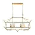 thumbnail image 2 of ELK Lighting 11179/8 La Rochelle 8-Light Linear Chandelier In Parisian Gold Leaf, 2 of 2
