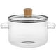 thumbnail image 1 of SGACAI Olla de vidrio para cocinar EIRZNGXQ con tapa, olla de vidrio de borosilicato resistente al calor para cocina, olla para cocinar en estufa con tapa y asa, olla para cocinar a fuego lento, ol, 1 of 7