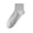 Light Gray, variant on Unisex Mini Crew Ankle Socks Embroidery Mesh Breathable Athletic Casual Cotton Socks Comfort Non-Binding Fit Everyday (White)