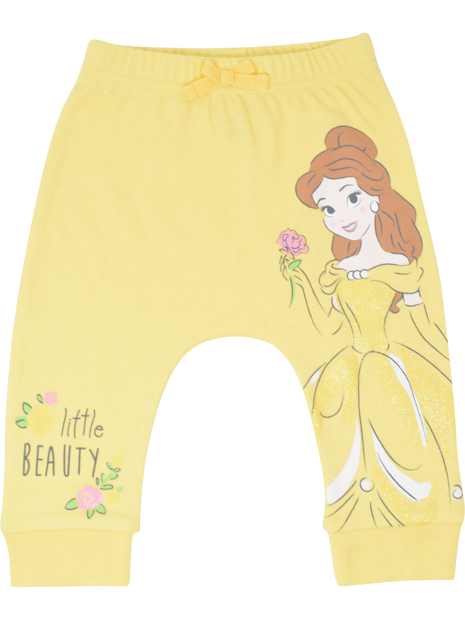 Disney Princess Belle Aurora Cinderella Infant Baby Girls 3 Pack Pants Newborn to Infant