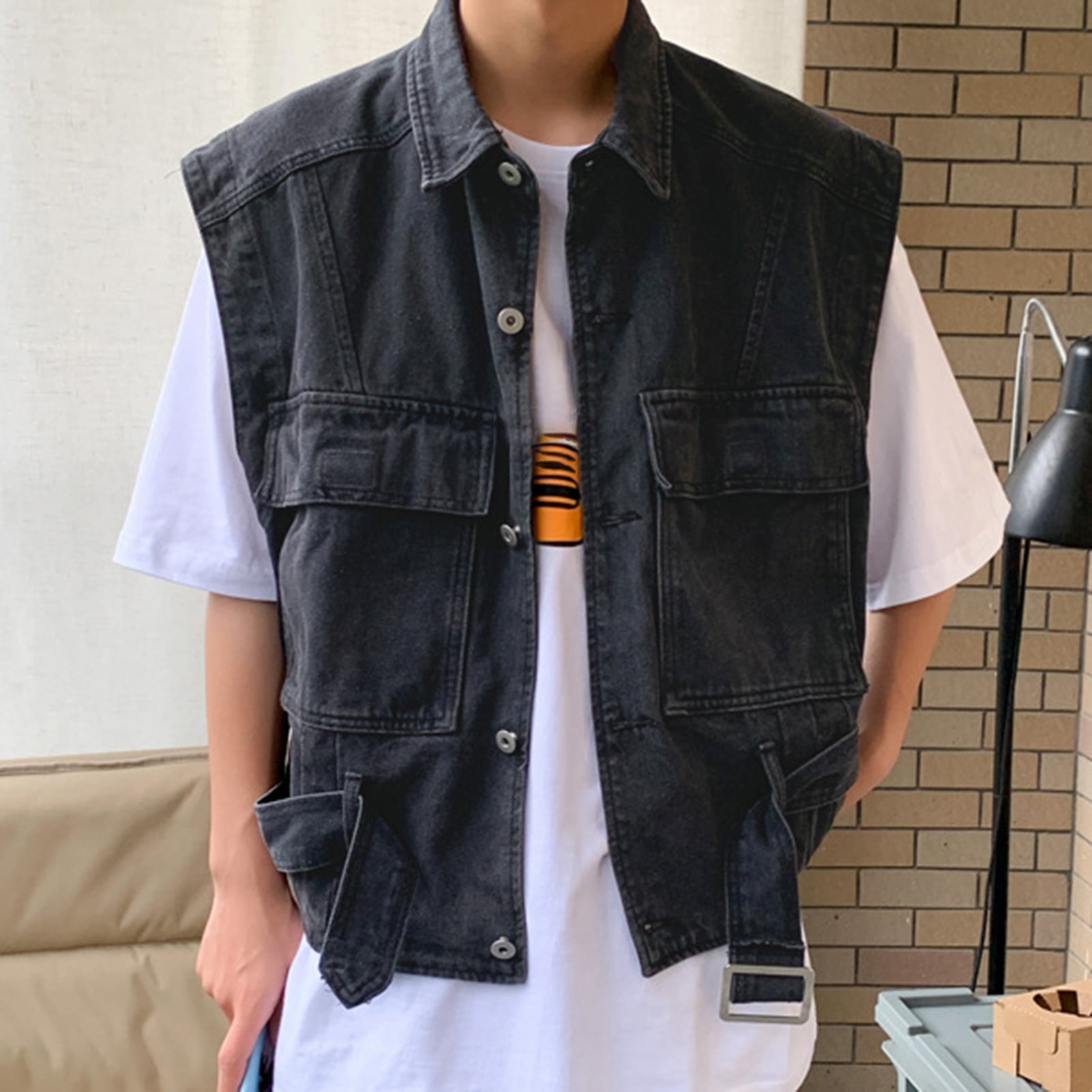トップス Doublet 18aw oversized broken vest navy Doublet 18aw oversized broken vest navy