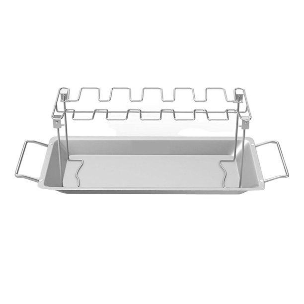 Chicken Leg Wing Rack 14 Slots Stainless Steel Chicken Drumsticks