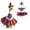 Multicolor01, variant on TFEOQRY Non-Woven Witch Hat Bandana Tutu Skirt Halloween Outfit Set Lawn Garden Porch Goose Decor