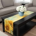 thumbnail image 4 of Sunflower Table Runner 72 Inches Long, Yellow Spring Floral Botanical Kitchen Coffee Dining Table Decoration for Home Party Birthday Wedding Home Decor 18x72 Inches, 4 of 8
