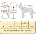 thumbnail image 2 of Impermeable para perros con capucha, chaqueta impermeable transpirable para perros, impermeable para mascotas, poncho de lluvia para cachorros con tiras reflectantes, 2 of 5