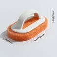 thumbnail image 3 of Heavy Duty Bathtub Scrub Brush for Soap Removal and Grout Cleaning on Shower Tiles Pool Steps, 3 of 3