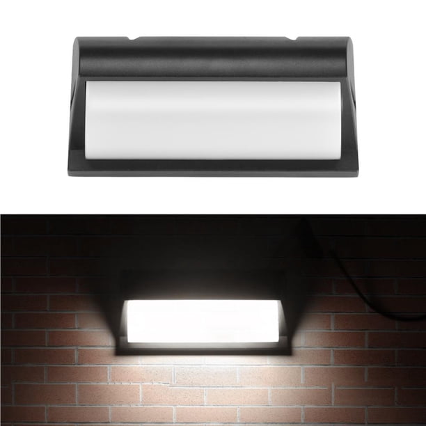 Bearachild Aplique de esquina impermeable de 15 W, luz LED de pared, iluminación blanca de 3000 K para escaleras de camino de jardín de esquina Iluminación y accesorios No. 4 Bearachild HA024301-04