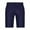Dark Blue, variant on Turilly Plus Size Shorts for Men Stripe Casual Five-point Pants Suit Shorts with Pockets Button Pants