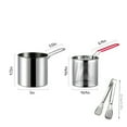 thumbnail image 3 of 304 Stainless Steel Deep Fryer Pot with Oil Filter Basket, 1.8L Tempura Frying Pan for French Fries, Chicken, Home Kitchen Use, Induction & Gas Stove Compatible, 3 of 7