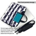 thumbnail image 2 of Lsque Anchors Pattern Laptop Bag – Portable & Slim Single-Shoulder Computer Case with Adjustable Strap, Protective, Lightweight for 13”/14”/15.6” Laptops, 2 of 8
