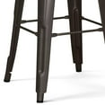 thumbnail image 2 of Simpli Home Rayne 30" Metal Bar Stool in White (Set of 2), 2 of 12
