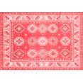 thumbnail image 1 of Ahgly Company Indoor Rectangle Geometric Red Traditional Area Rugs, 4' x 6', 1 of 4