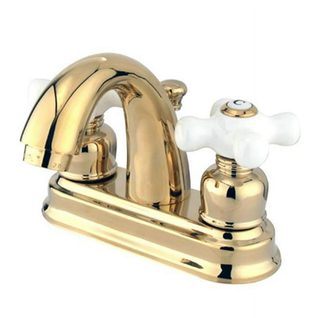 Kingston Brass KB5612PX Two Handle 4 in. Centerset Lavatory Faucet with Retail Pop-up