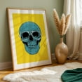 thumbnail image 6 of Blue skull - Illustration Skull Pop Art Modern Art Surrealism Halloween Humor Unframed Wall Art Print 5 x 7 inches, 6 of 60