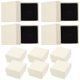 thumbnail image 2 of 10 cajas de almacenamiento duraderas para joyas, de papel kraft, para pendientes, anillos y pendientes (blanco), 2 of 5