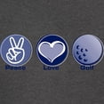 thumbnail image 3 of CafePress - Peace Love Golf - Womens Comfort Colors® Shirt, 3 of 4