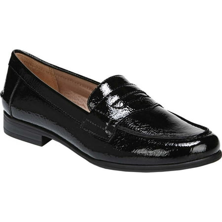 

Women s Life Stride Madison Penny Loafer Black Faux Leather 10 M