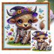 thumbnail image 1 of Hilo Algodón Ecológico Bordado 11CT Punto Cruz Yak Halloween 40x40cm, 1 of 9