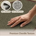 thumbnail image 6 of ODIKA 2'x3' Olive Green Geometric Washable Accent Rug Intricate Octagonal With Vintage Flair And Modern Touch Pet Friendly, Bedside Mat for Bedroom, Nursery, RV, 6 of 7