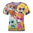 thumbnail image 4 of Super Kitties Kid Shirts Unisex Casual Tops 3D Print Graphic Tees Short Sleeve T Shirts for Boys Girls 130CM, 4 of 8