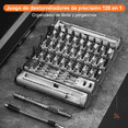 thumbnail image 2 of 128 Pcs Herramientas Manuales Juego De Portátil Precisión, 2 of 4