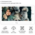 thumbnail image 2 of Koala Beautiful Translucent Chiffon Yarn Hair Scarf 180*73 (70.86*28.7in) - Light and Breathable Silk Wrap, 2 of 6