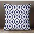 thumbnail image 2 of S4Sassy Blue Geometric Printed Home Decorative Designer Cushion Cover Pillow Case-12 x 12 Inches, 2 of 5