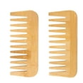 Wide Tooth Comb Natural Detangler For Wet Or Dry Hair Preventes