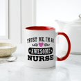 thumbnail image 4 of CafePress - Trust Me I'm An Awesome Nurse Mug - 11 oz Ceramic Mug - Novelty Coffee Tea Cup, 4 of 4