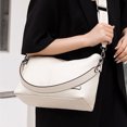 thumbnail image 4 of Qarigey Bolso bandolera para mujer, moderno y versátil, con correa ajustable, bandolera Bolsas de mensajero y de hombro blanco, 4 of 6