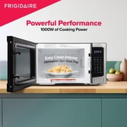 Frigidaire 1.1 Cu. ft Countertop Microwave Oven, 1000 Watt Microwave with 10 Power Levels, Stainless Steel