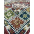 thumbnail image 6 of EORC Red / LT.Gray Hand Knotted Wool Traditional Serapi Rug, 10' x 14', 6 of 6