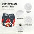 thumbnail image 4 of Bixox Women's Three Cute Christmas Gnomes pattern 2 in 1 Running Shorts - Lightweight Athletic Workout Gym Yoga Shorts Liner with Pockets - Small, 4 of 7
