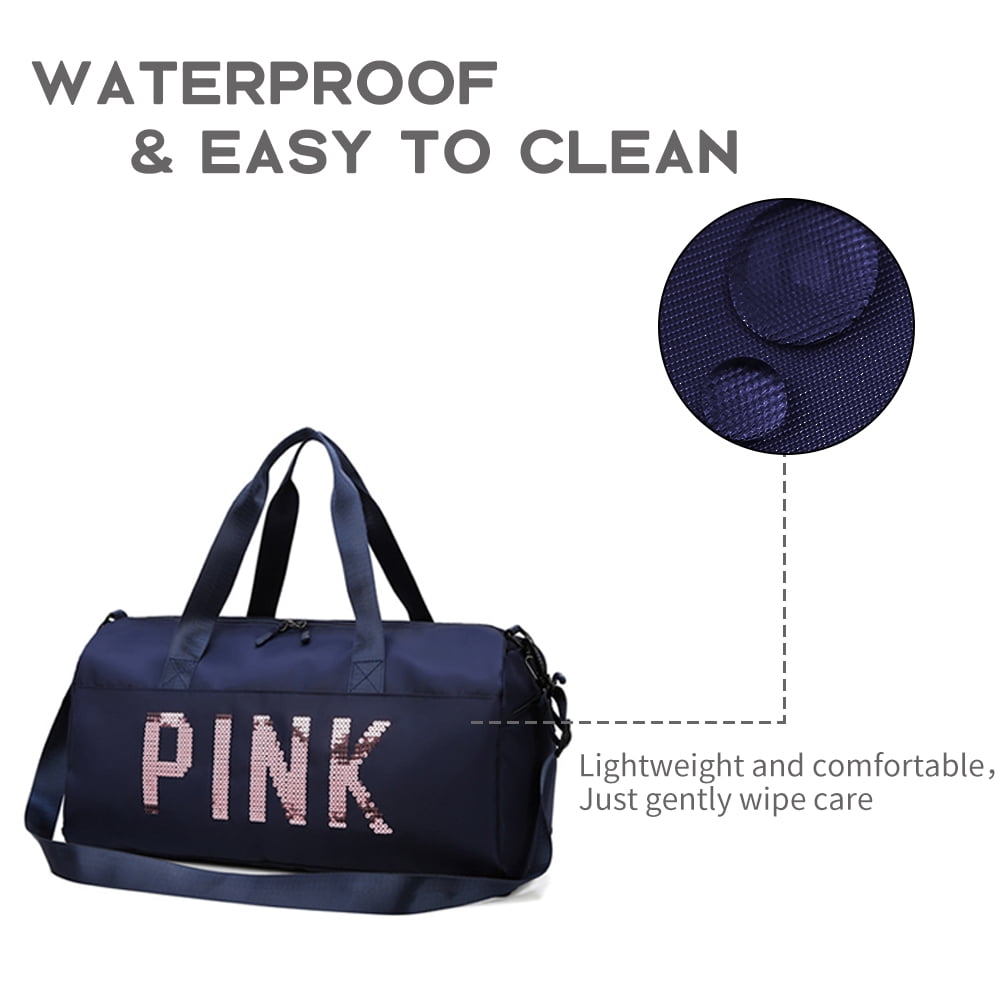 Gym Bag Travel Sports Duffel Bag for Men and Women Weekender Bag Workout Tote Bag with Dry Wet Pocket & Shoes Compartment