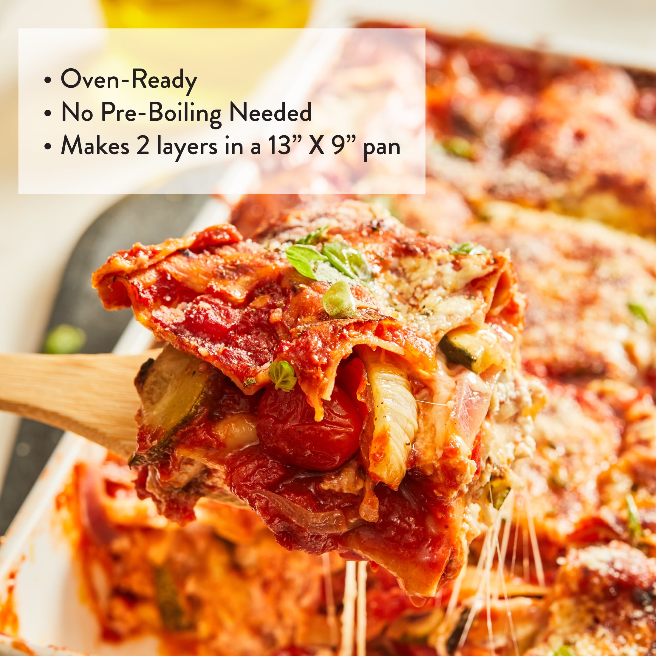 DeLallo Gluten Free Lasagna Noodles, No Boil, Oven Ready, Non-GMO, 8.8 oz Box, (10 Pack)
