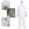 thumbnail image 2 of Disposable Sf Coverall White Adult Full Body Protective Suit Of Laminated Polypropylene 60 Gsm, 2 of 2